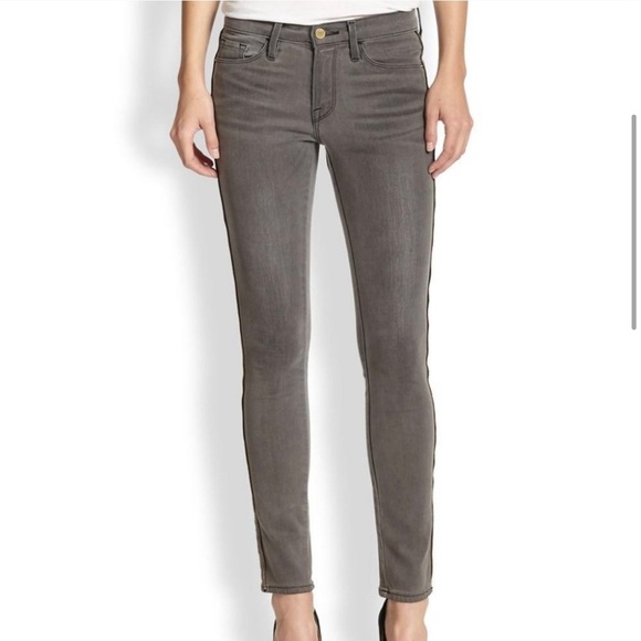 FRAME Le Skinny De Jeanne Zip Trim Jeans SZ-26 - Picture 14 of 14